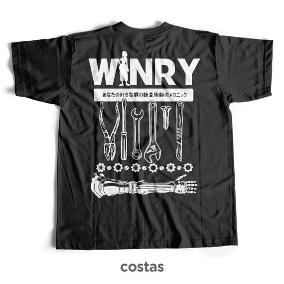 Camiseta Preta - Automail (Costas)