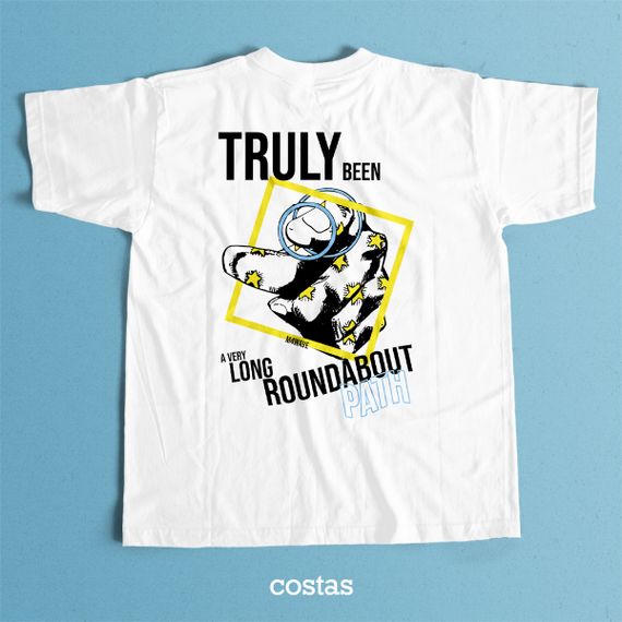 Camiseta Branca - Roundabout Path (Costas)