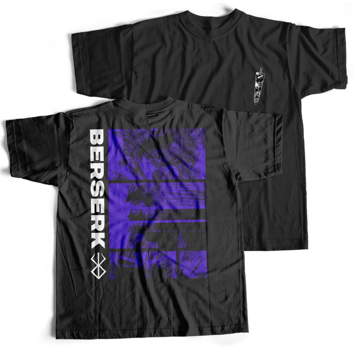 Nome do produto: Camiseta Preta - Berserk