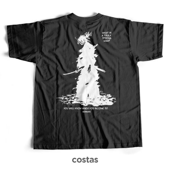 Camiseta Preta - Truly Strong Man (Costas)
