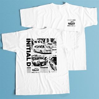 Camiseta Branca - Initial D