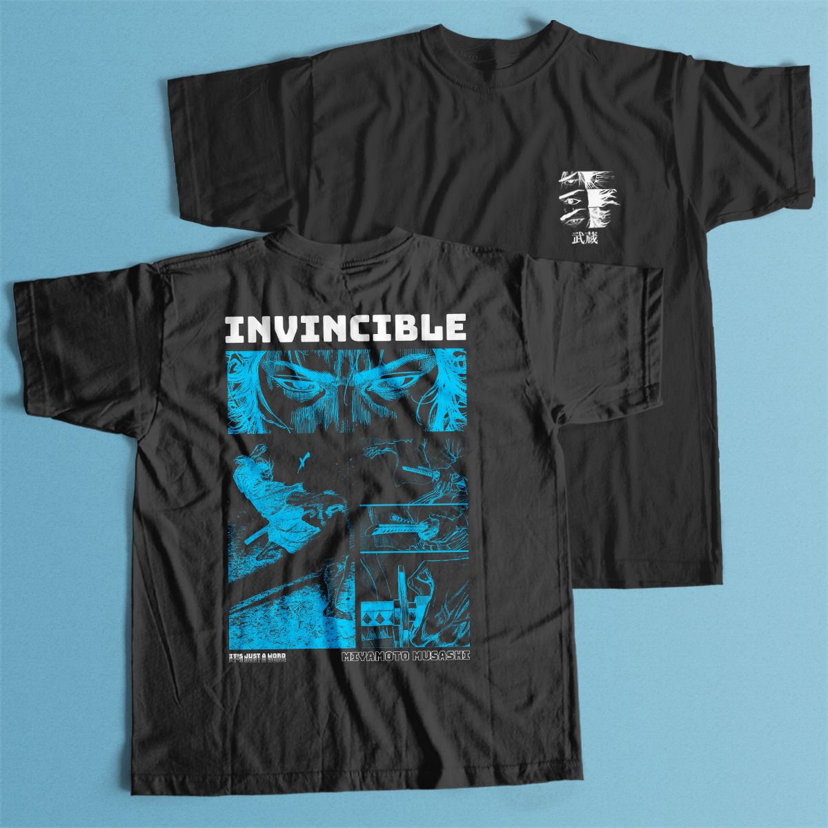 Nome do produto: Camiseta Preta - Invincible