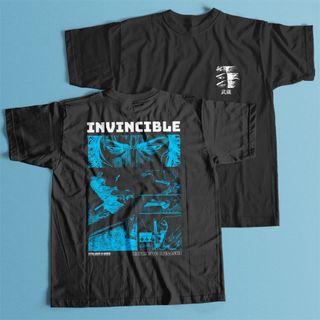 Camiseta Preta - Invincible