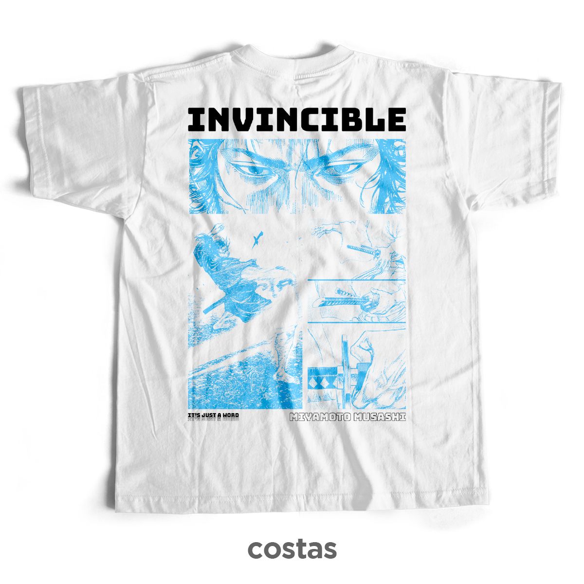Nome do produto: Camiseta Branca - Invincible (Costas)