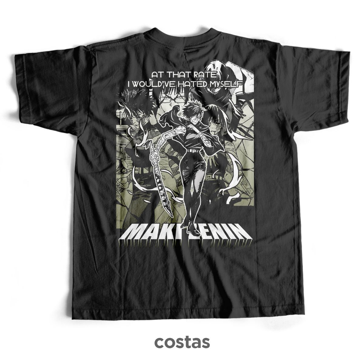 Nome do produto: Camiseta Preta - Maki (Costas)