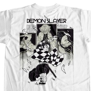 Nome do produtoCamiseta Branca - Demon Slayer