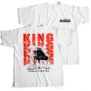 Nome do produtoCamiseta Branca - King of Pirates (Frente/Costas)