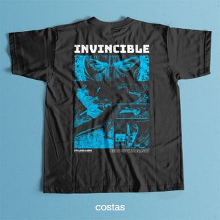 Nome do produtoCamiseta Preta - Invincible