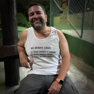 Nome do produtoCamiseta Regata Na Minha Casa Todo Mundo é Bamba - Branca