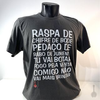 Nome do produtoCamiseta Raspa de Chifre de Bode - Cinza Estonada