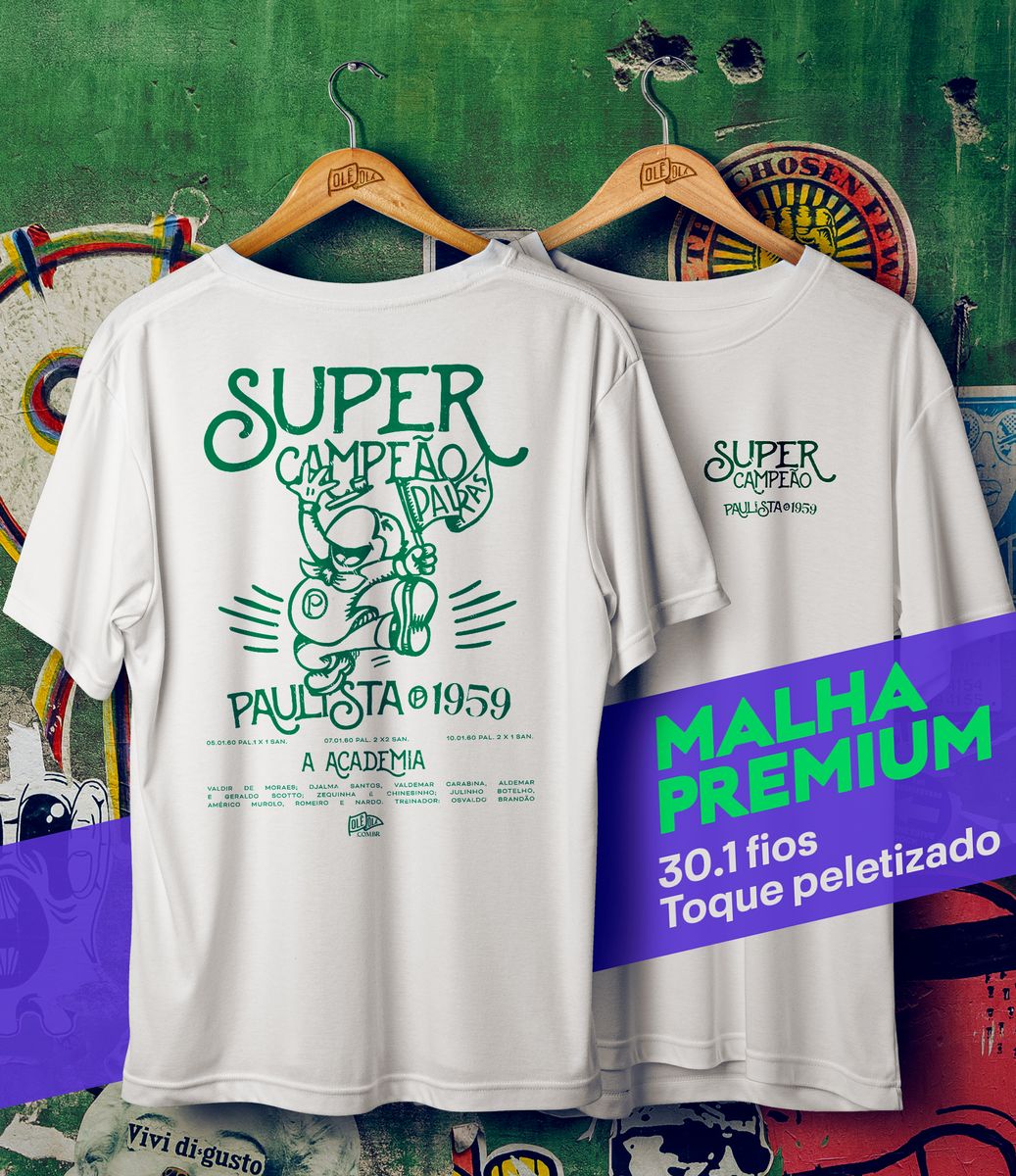 Nome do produto: Camiseta //SUPER CAMPEÃO 1959// (((MALHA PREMIUM)))