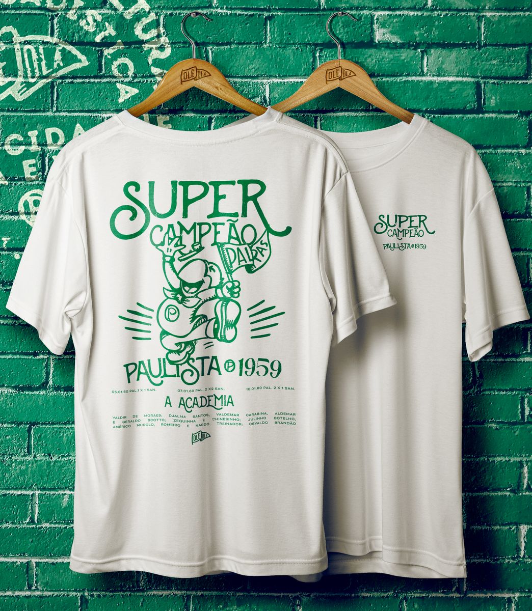 Nome do produto: Camiseta //SUPER CAMPEÃO 1959//