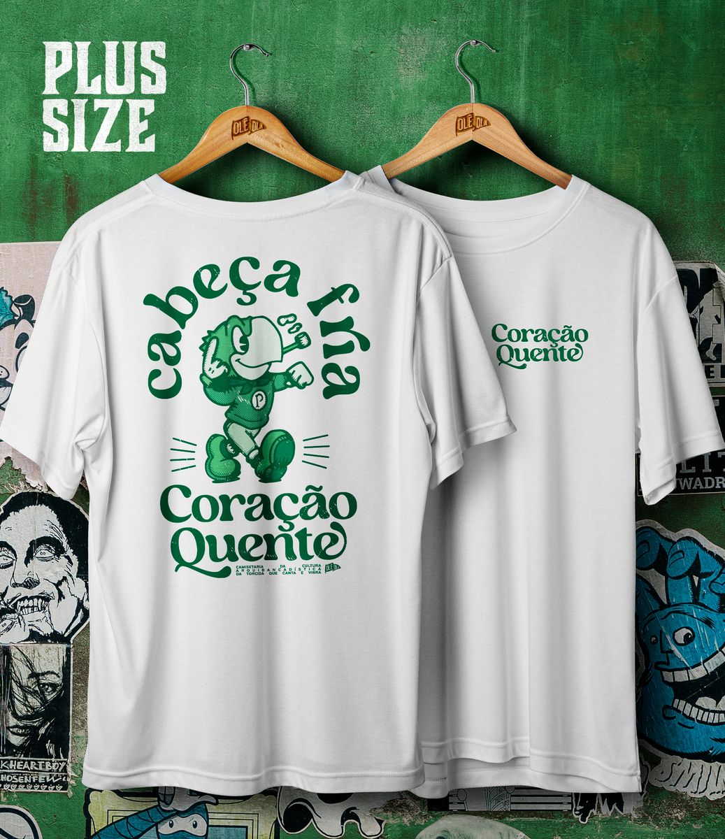 Nome do produto: Camiseta // CABEÇA FRIA // PLUS SIZE