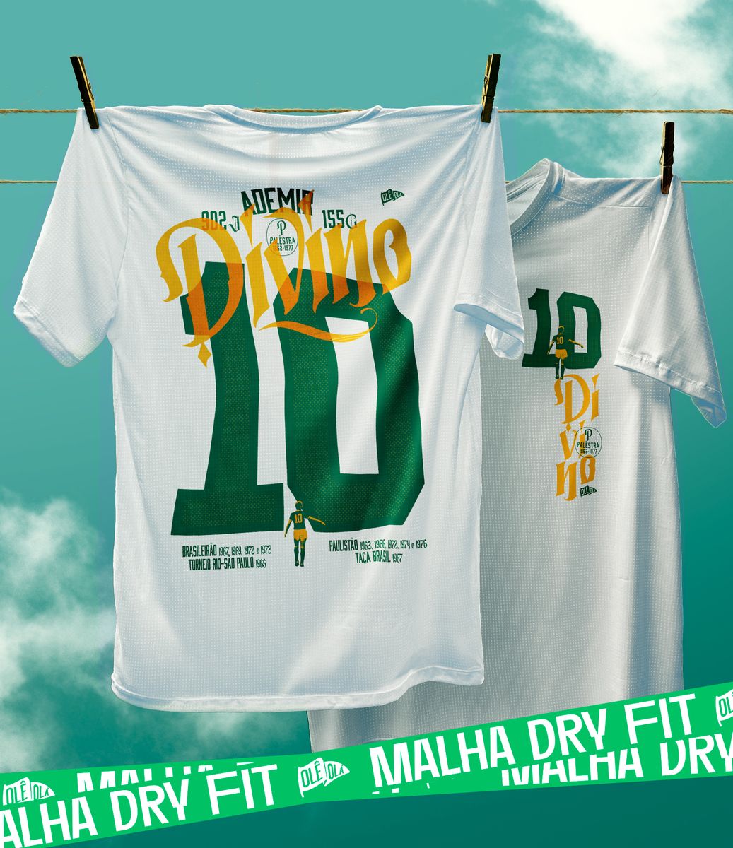 Nome do produto: Camiseta // DIVINO 10 // ((( MALHA DRY FIT )))