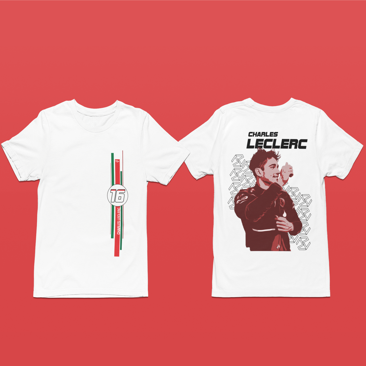 Nome do produto: Camiseta Charles Leclerc, The Prince of F1