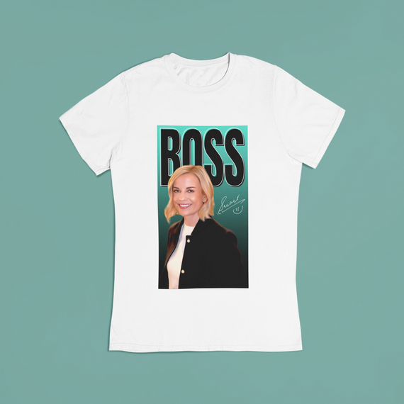 Plus Size Camiseta Girl Boss Collection Susie Wolff