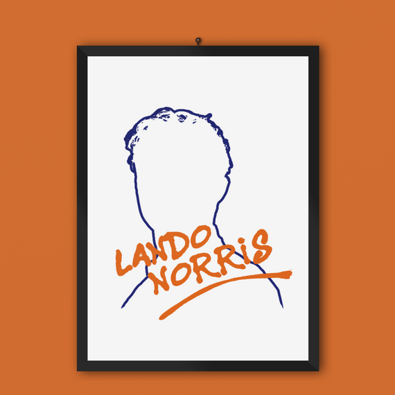Poster Lando Norris Good Vibes