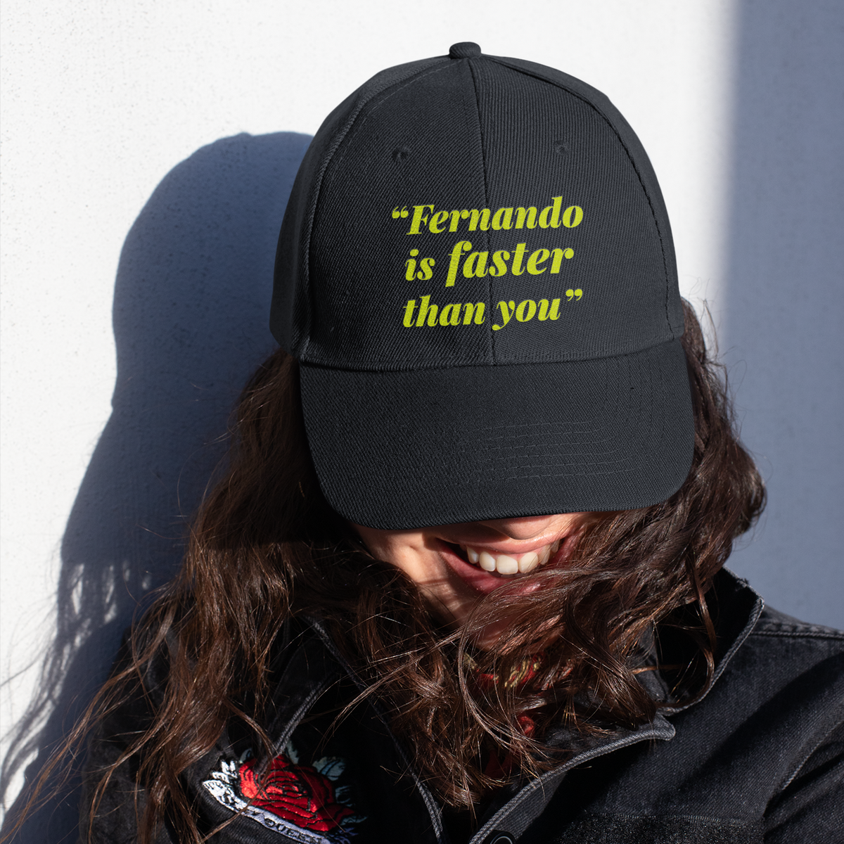 Nome do produto: Boné Fernando Alonso Faster Than You [COM TELA]