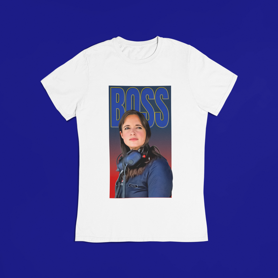 Plus Size Camiseta Girl Boss Collection Hannah Schmitz