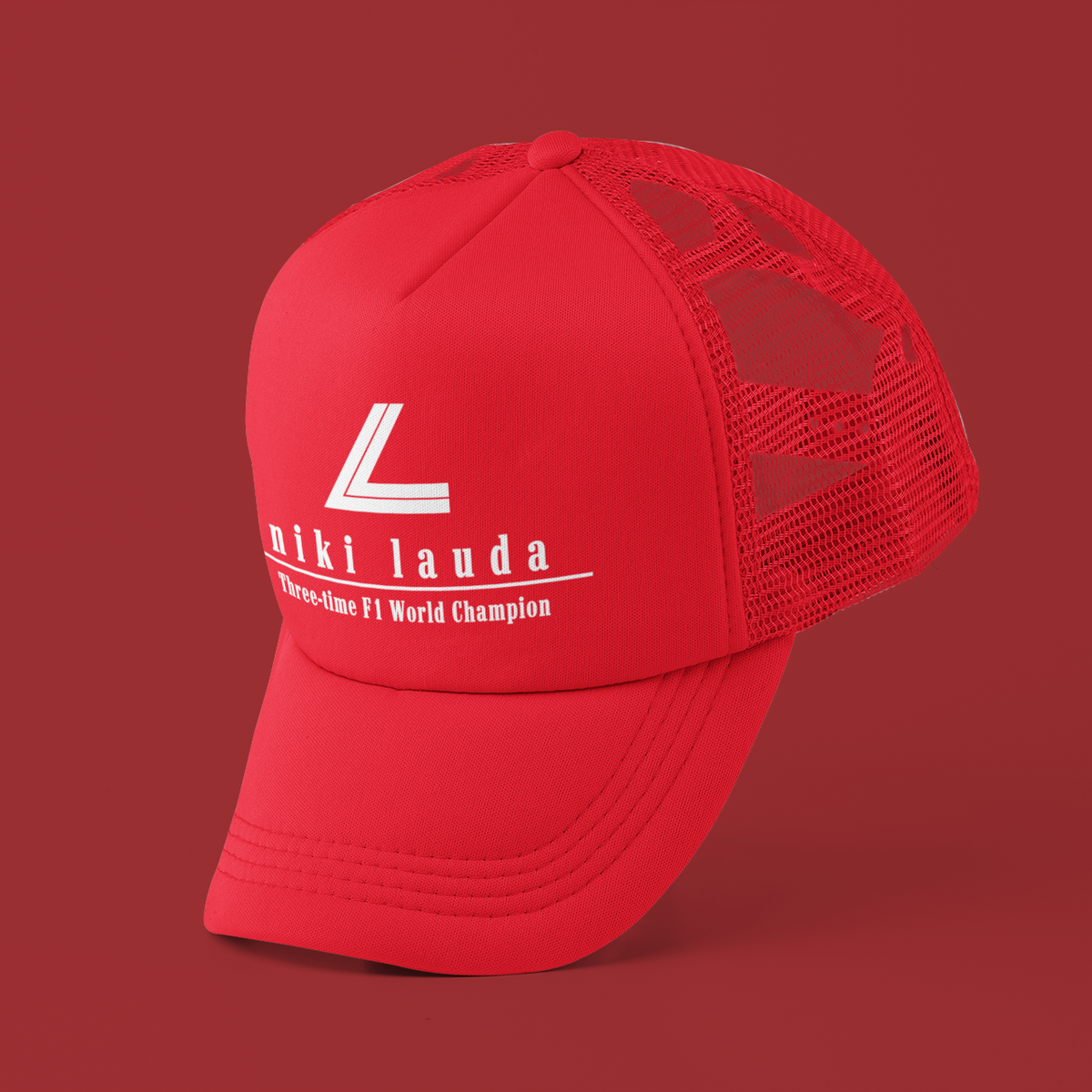Nome do produto: Boné Niki Lauda F1 Legend (COM TELA)