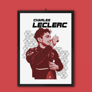 Nome do produtoPoster Charles Leclerc, The Prince of F1