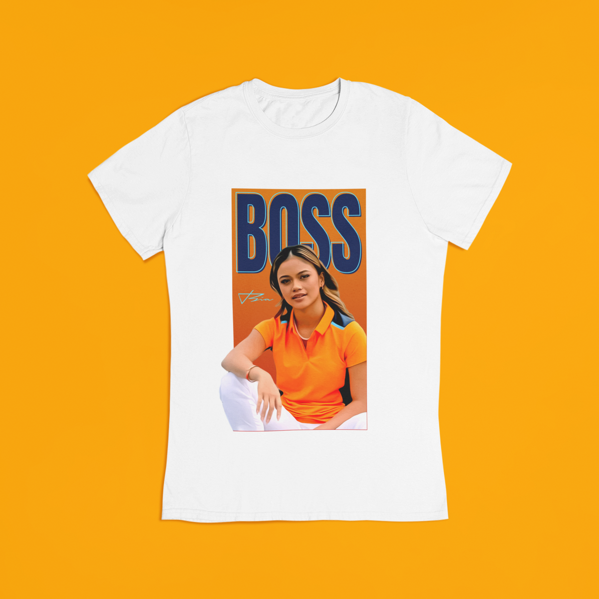 Nome do produto: Camiseta Girl Boss Collection Bianca Bustamante