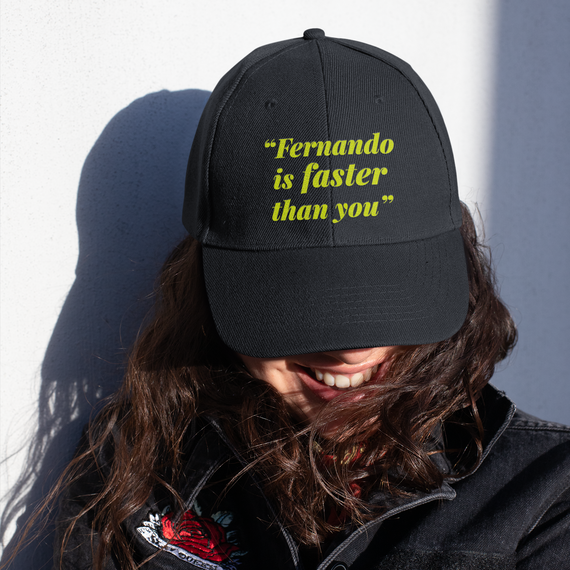 Boné Fernando Alonso Faster Than You [SEM TELA] 