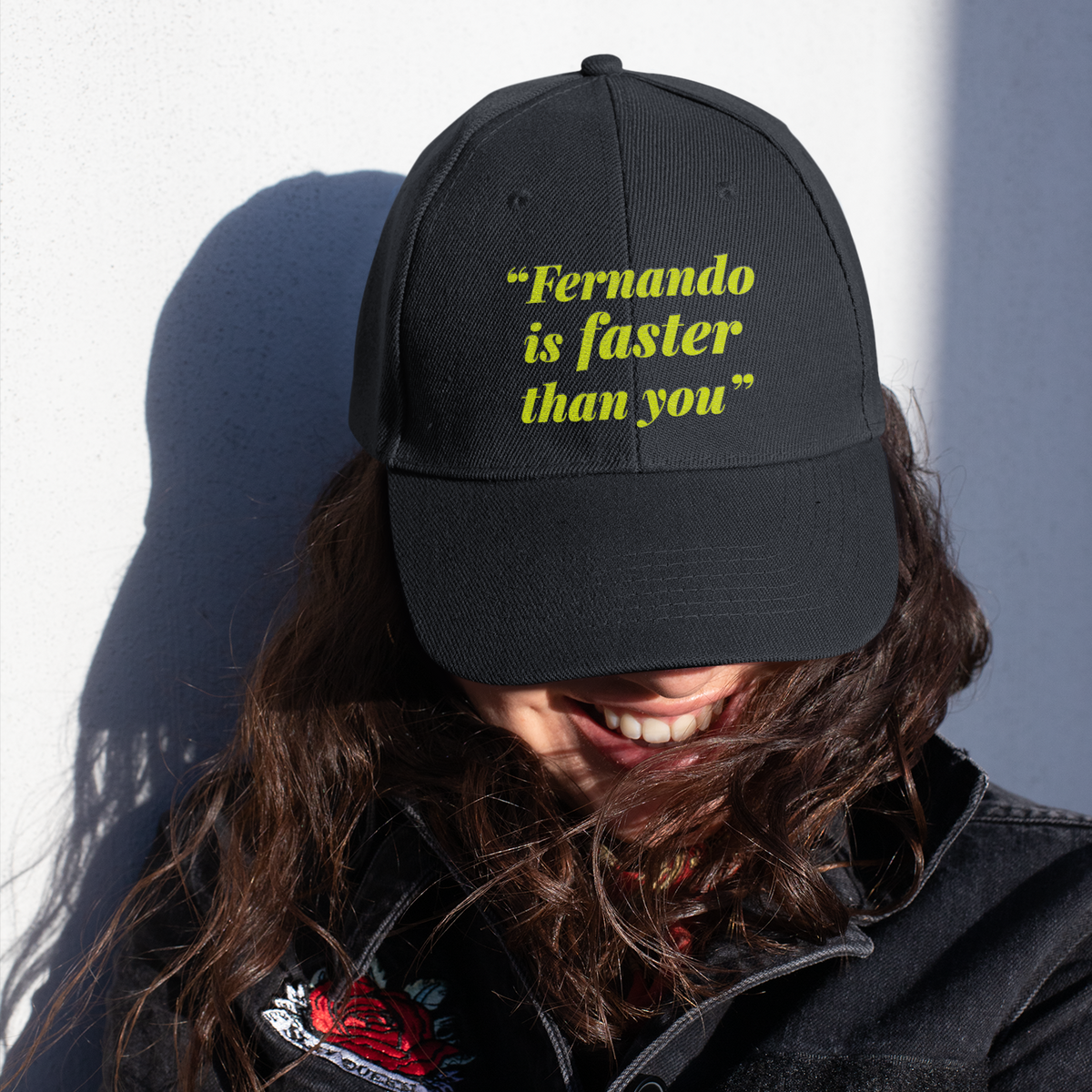 Nome do produto: Boné Fernando Alonso Faster Than You [SEM TELA] 
