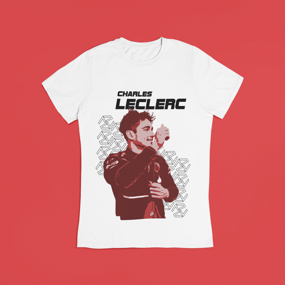 Plus Size Camiseta Charles Leclerc, The Prince of F1