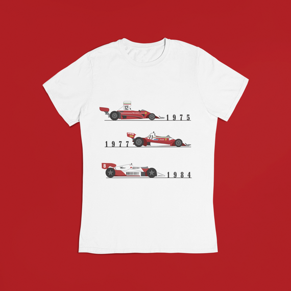 Plus Size Camiseta Niki Lauda F1 Legend