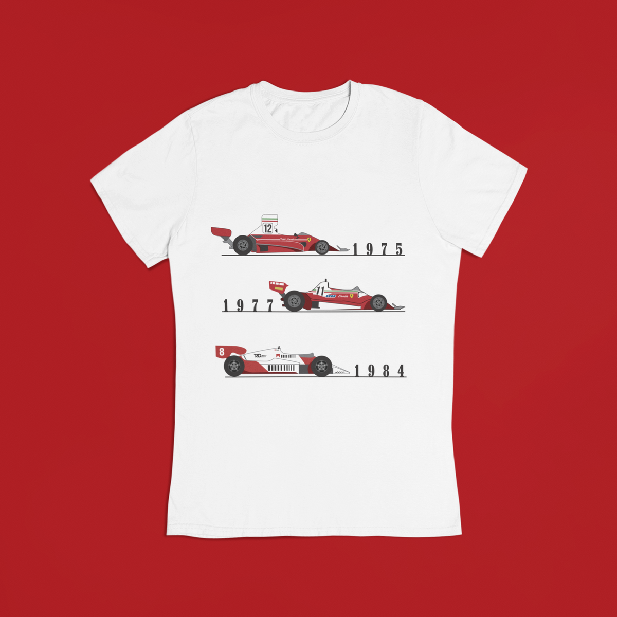 Nome do produto: Plus Size Camiseta Niki Lauda F1 Legend