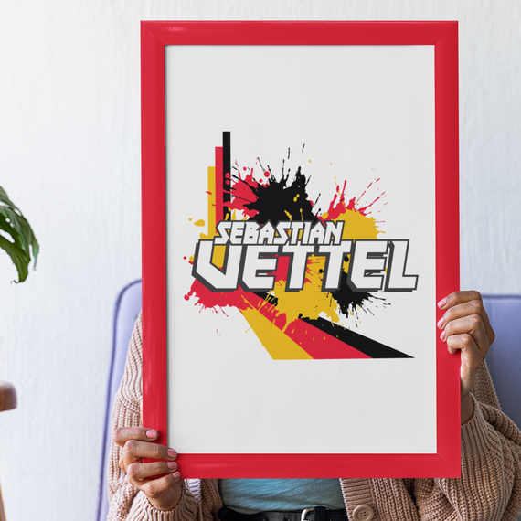 Poster Sebastian Vettel Alemanha