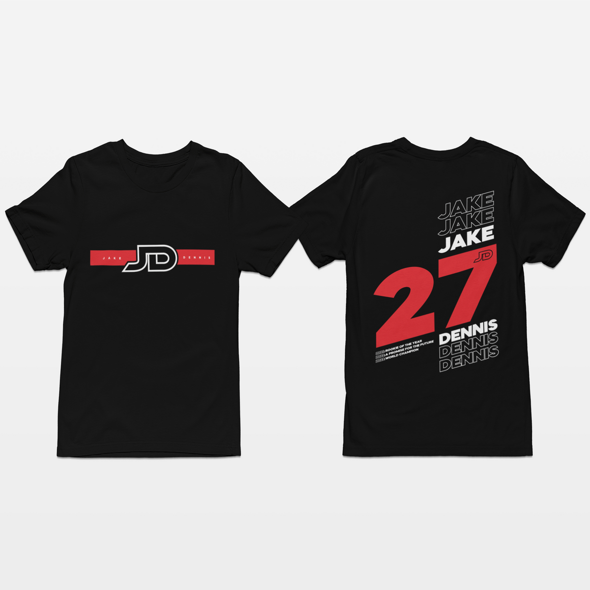 Nome do produto: Camiseta Jake Dennis Formula E World Champion