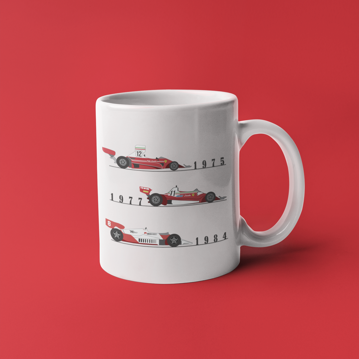 Nome do produto: Caneca Niki Lauda F1 Legend