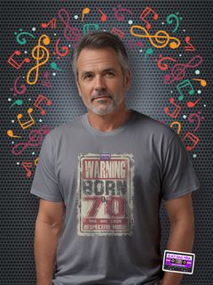 Nome do produtoCamiseta - Born in 70s