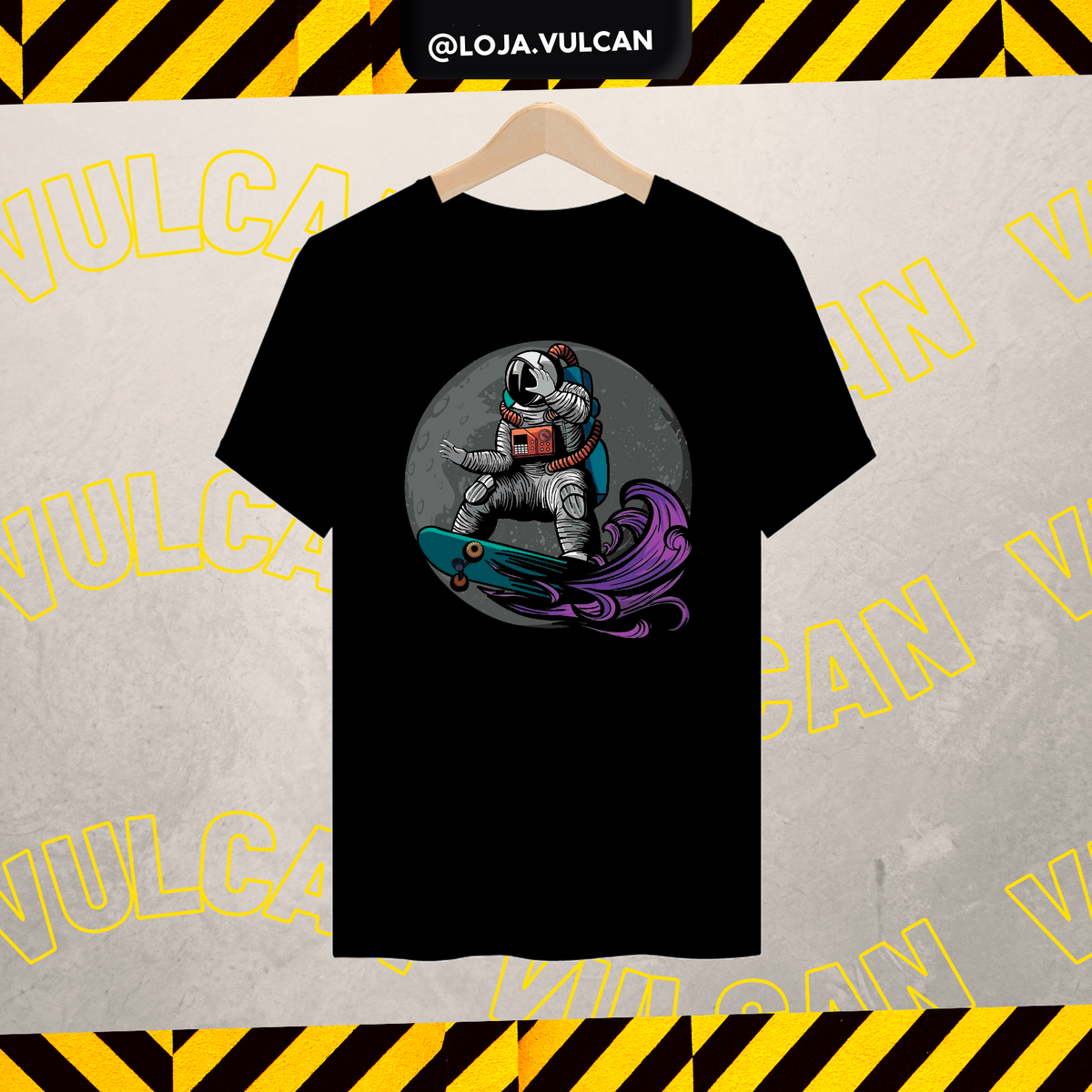 Nome do produto: CAMISETA - SKATER ASTRONAUT