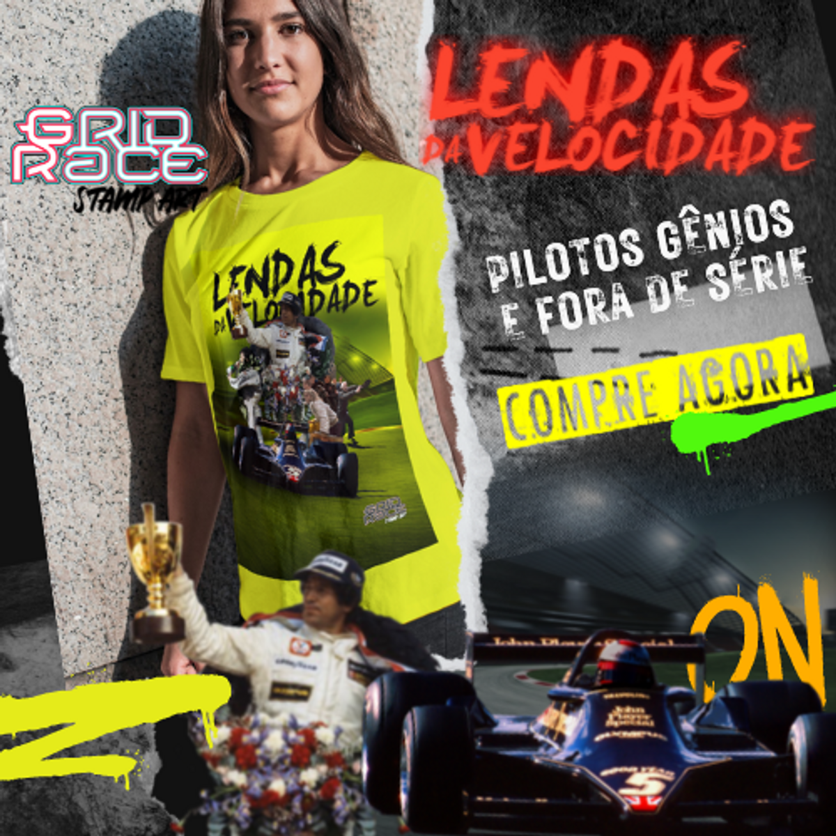 Nome do produto: LENDAS DA VELOCIDADE - MARIO ANDRETTI