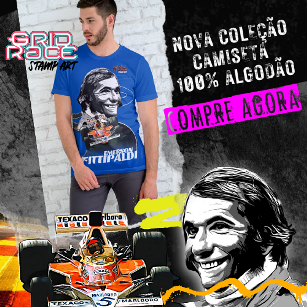 Nome do produto: HEAD RACE - EMERSON FITTIPALDI