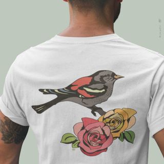 Nome do produtoPassarinho - Camiseta estampa passarinho quality branca