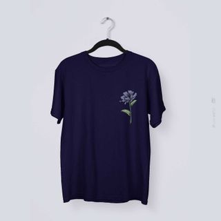 Nome do produtoCentáurea - Camiseta Estampa Floral Centáurea Cores