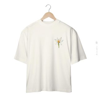 Nome do produtoLilium Candidum - Camiseta Oversized Floral Estampa Lírio