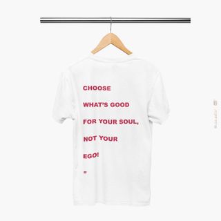 Nome do produtoChoose What's Good - Camiseta Unissex Estampada Quality Cores