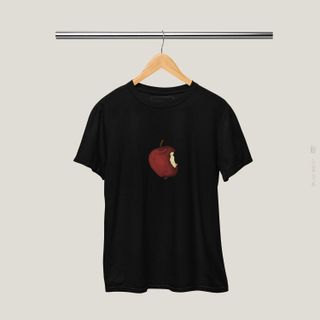 Nome do produtoMaça Mordida - Camiseta Estampada Maça Mordida Cores