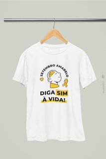 Nome do produtoCamiseta DIGA SIM À VIDA - Setembro Amarelo