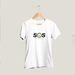 Nome do produtoSOS Terra - Camiseta Baby Long Estampada SOS Planeta Terra Cores