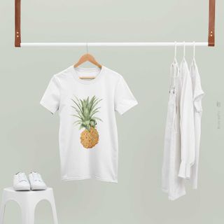 Nome do produtoAbacaxi Tropical - Camiseta Estampa Abacaxi Tropical Cores
