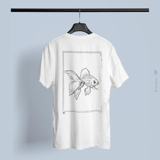 Nome do produtoFree Fish - Camiseta Estampa Peixe Quality Branca
