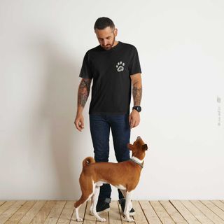 Nome do produtoPegadas do Meu Cachorro - Camiseta Estampa Pegadas do Meu Cachorro