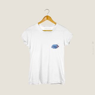 Nome do produtoFollow-me South Coast - Camiseta Estampada Baby Long Branca