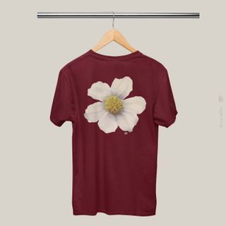 Nome do produtoFlor Branca - Camiseta Estampa Floral Flor Branca Cores